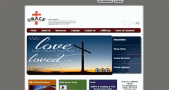 Desktop Screenshot of gracelutherancrivitz.net